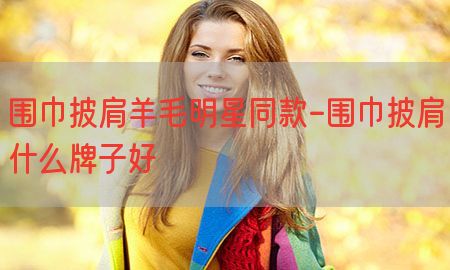 围巾披肩羊毛明星同款-围巾披肩什么牌子好